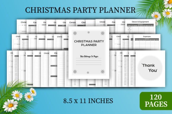 Download Editable Christmas Party Planner for KDP - Premium Resources