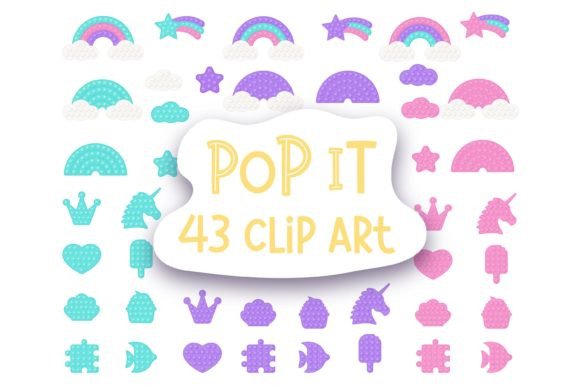 Download Pop It Pastel Birthday Clipart PNG - Premium Resources