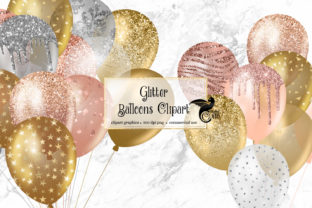 Download Glitter Balloons Clipart - Glitter balloons Collection